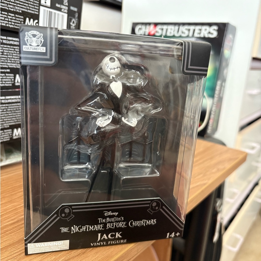 Disney Black and White Jack Skellington Figure